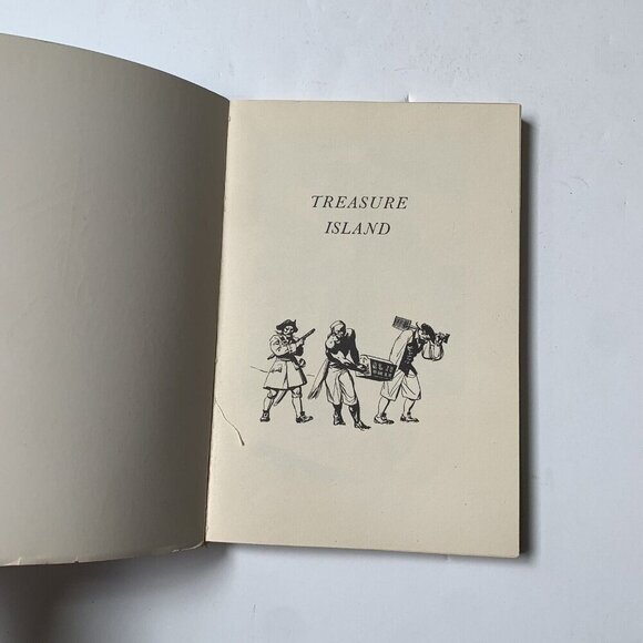 TREASURE ISLAND by Robert Louis Stevenson 1952 First Edition Book Winston Pixie - Picture 6 of 9